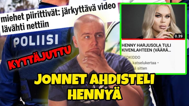 HENNY HARJUSOLA KIVENLAHTI - Jonnet ahdisteli Hennyä kaupan edessä pikkukuva