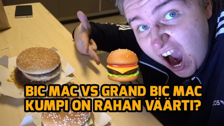🍟🍔 BIG MAC VS GRAND BIC MAC 🍔🍟 KUMPI ON TODELLINEN KUNINGAS?!💪 pikkukuva