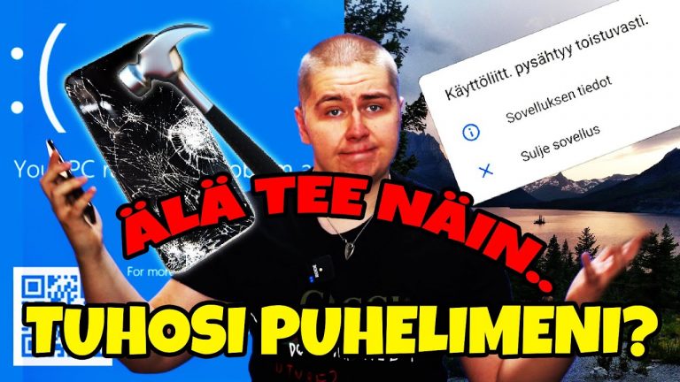 KIELLETTY TAUSTAKUVA RIKKOI PUHELIMENI! pikkukuva