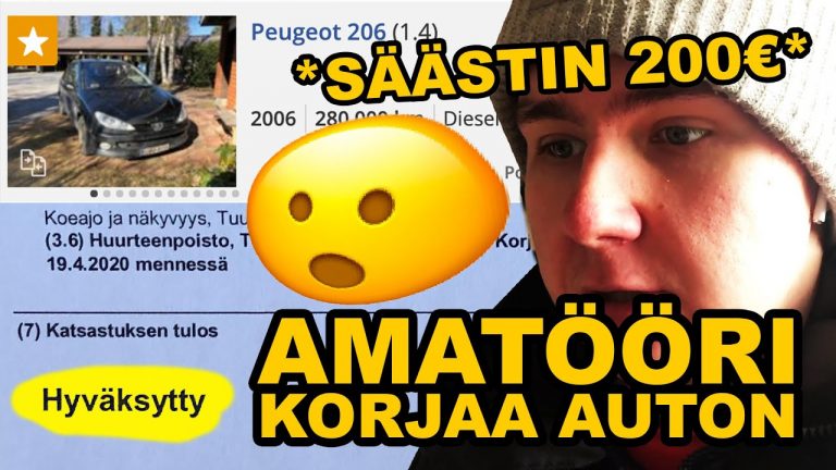 SÄÄSTIN 200€ AUTON KORJAAMISELLA ITSE! pikkukuva