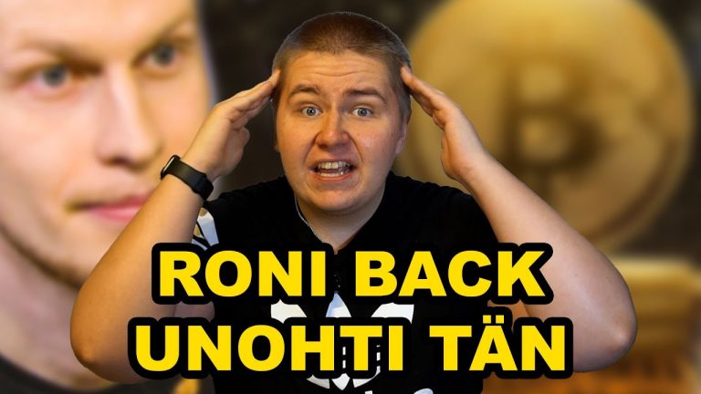 Roni Back unohti tämän tärkeän seikan yrittäessään elää Bitcoinilla.. pikkukuva