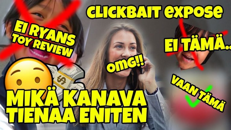 EXPOSED! YOUTUBESSA ENITEN TIENAAVA KANAVA?! (EI RYANS TOY REVIEW) 💸😯 pikkukuva