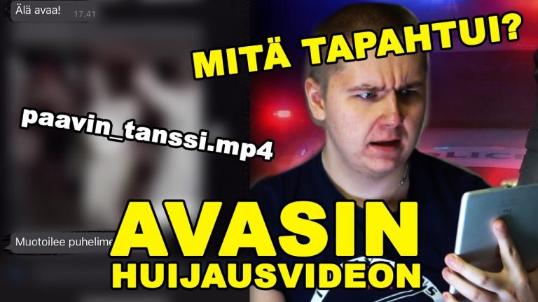 PAAVIN TANSSIVIDEO - ÄLÄ TEE NÄIN - AVASIN HUIJAUSVIDEON pikkukuva