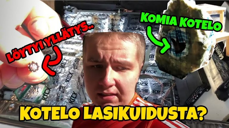 Tein Subwoofer kotelon mun V6 407 Peugeottiin + EKAT ÄÄNET pikkukuva