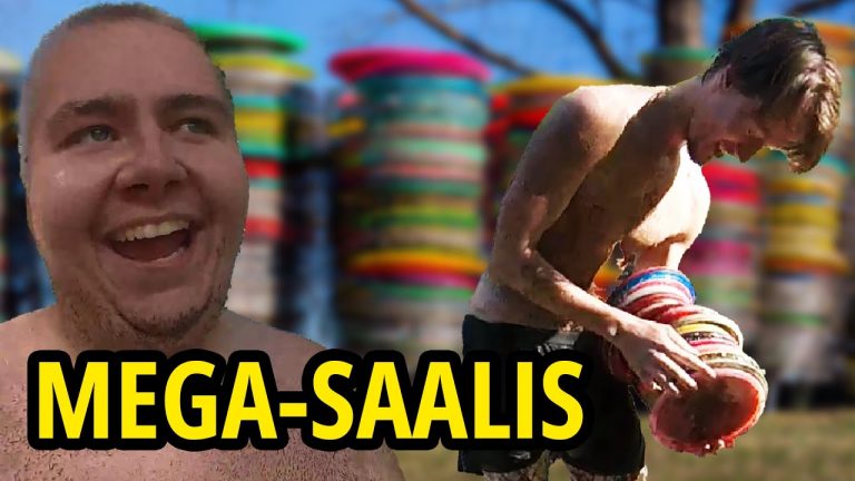 Frisbeegolf kiekko kalastus ennätys Nakkilan fribaradalla pikkukuva