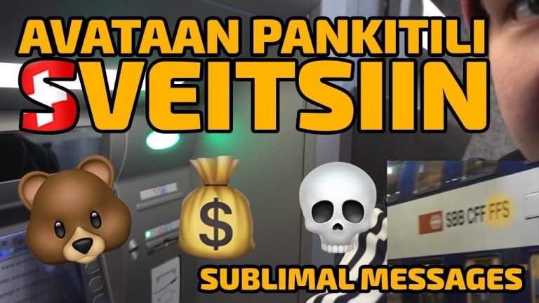 SVEITSIIN SALAINEN PANKKITILI 🇨🇭 (YOUTUBE RAHAT)💰 pikkukuva