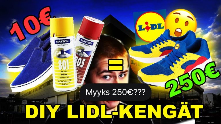 LIDL LENKKARIT LOPPU? ÄLÄ HUOLI - TEE-SE-ITSE JA SÄÄSTÄ pikkukuva