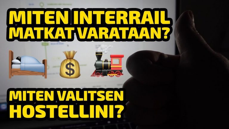MITEN INTERRAIL-MATKA VARATAAN & MITEN VALITA HOSTELLI?! 🚂 pikkukuva