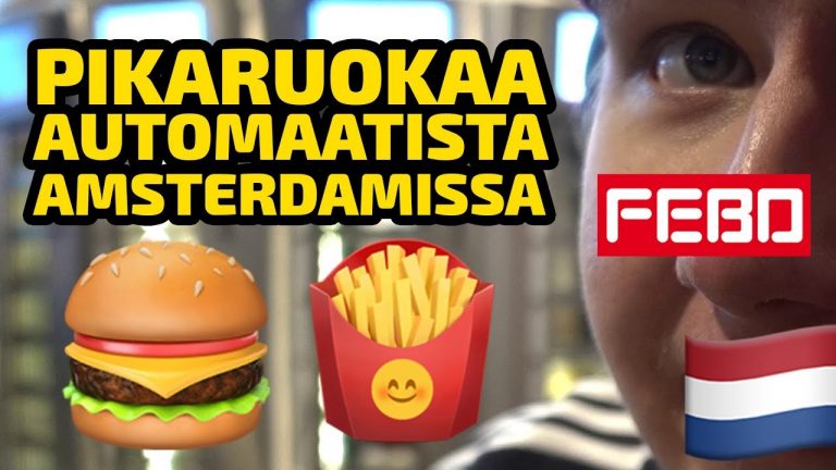 PIKARUOKA AUTOMAATIT AMSTERDAMISSA/FEBO REVIEW 🍔🍟 pikkukuva