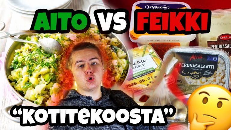 1€ AITO VS 1€ FEIKKI PERUNASALAATTI - Saako halvalla hyvää? pikkukuva