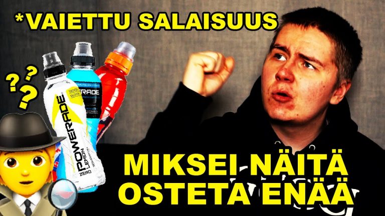 URHEILUJUOMIEN MAISTELUVIDEO - MIKSEI KUKAAN OSTA NÄITÄ?! pikkukuva