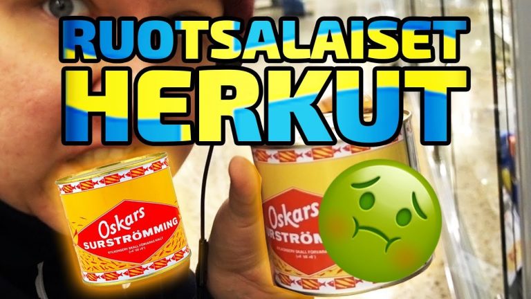 TESTATAAN RUOTSALAISIA PERINNE HERKKUJA! 🤢 pikkukuva