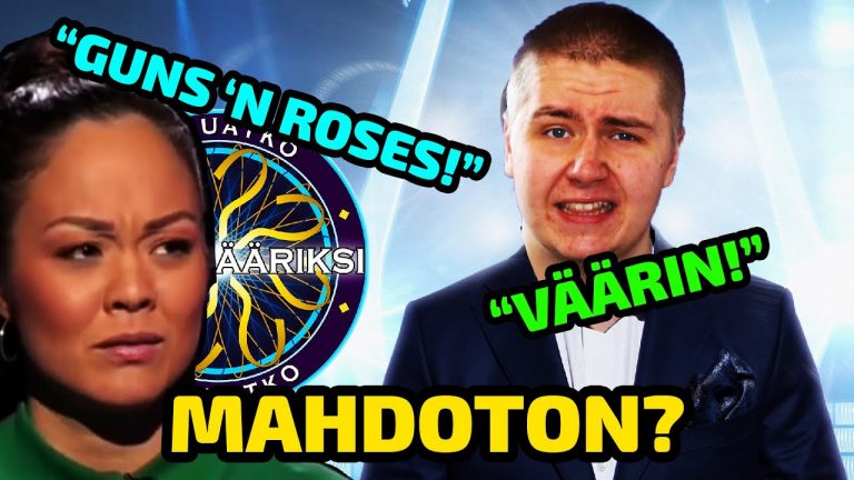 Sita Salminen Haluatko Miljonääriksi MAHDOTON KYSYMYS? pikkukuva